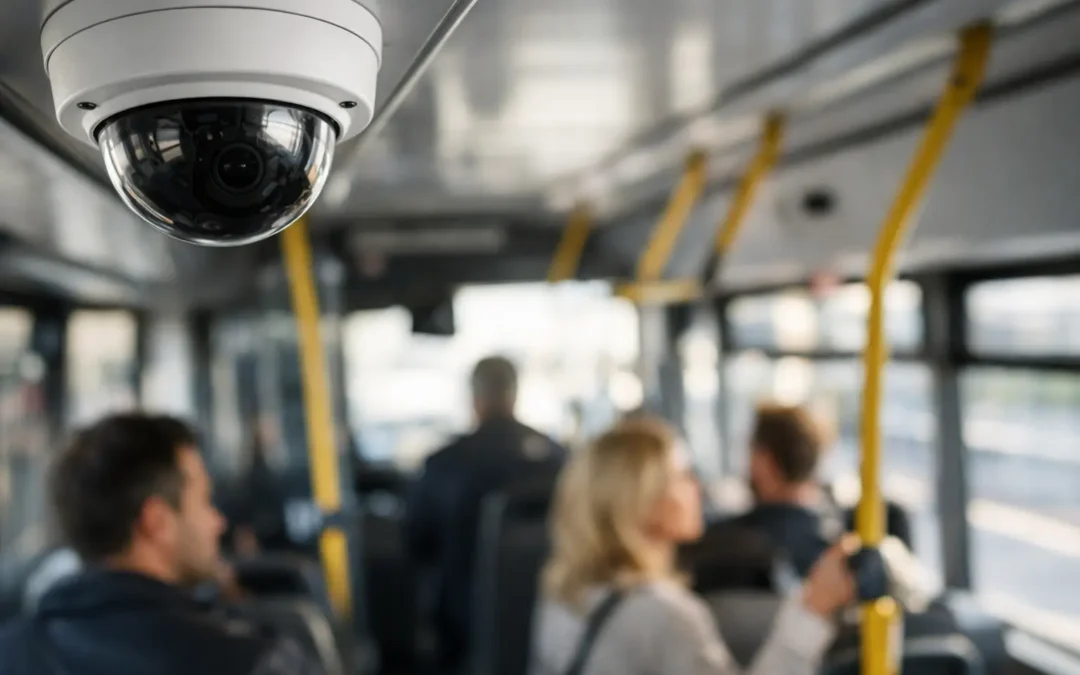 Cámaras de seguridad y GPS para transporte público, de carga y sedan.