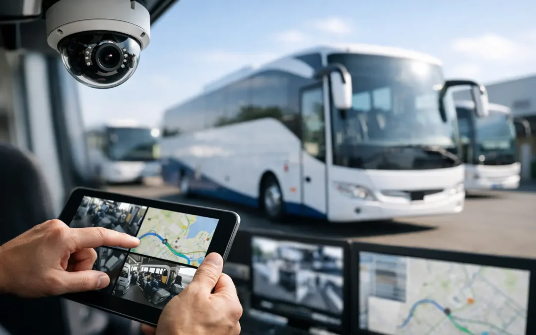 Cámaras para buses con control real de flota