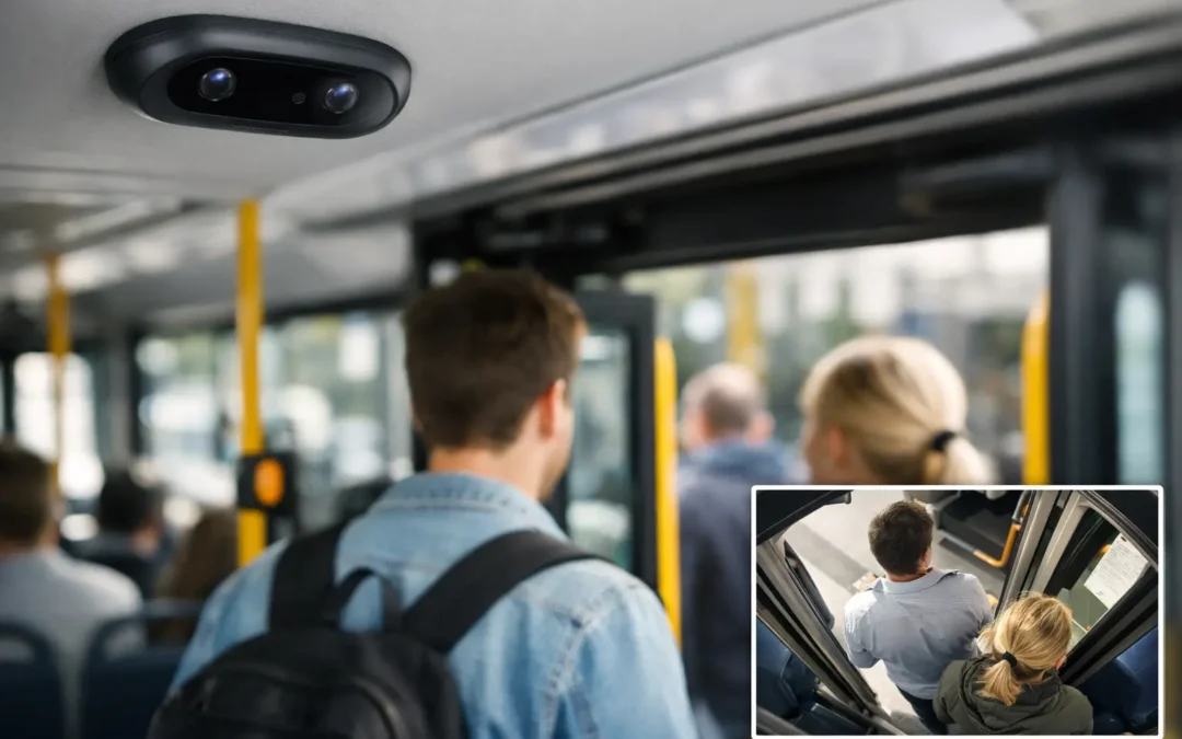 Contador de pasajeros para autobuses fiable