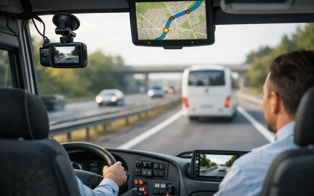Dashcam para autobuses y control de ruta