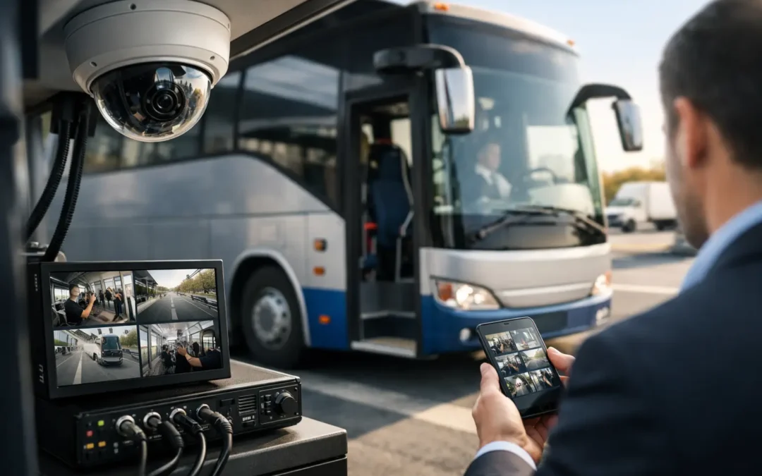 Videovigilancia móvil para transporte y control